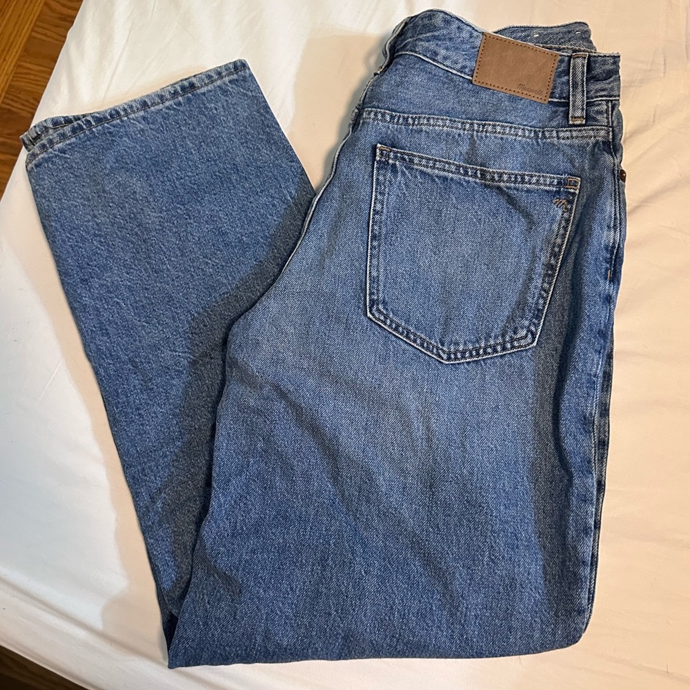 NWT Madewell Curvy Baggy Straight Jeans in Letica Wash